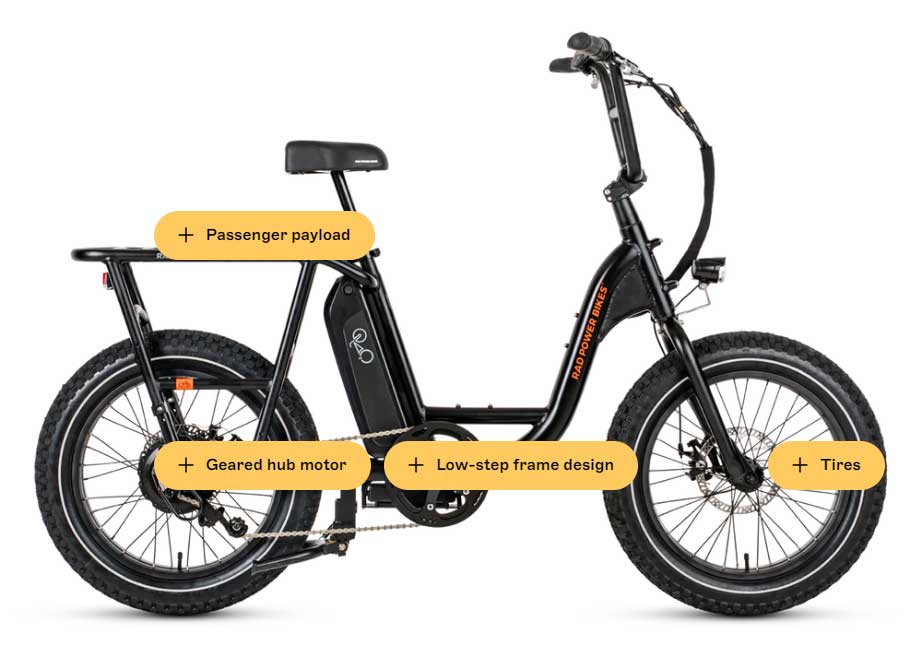 eBike-Rental-Perdido-Key-Specifications-RadRunner-2-Electric-Utility-Bike